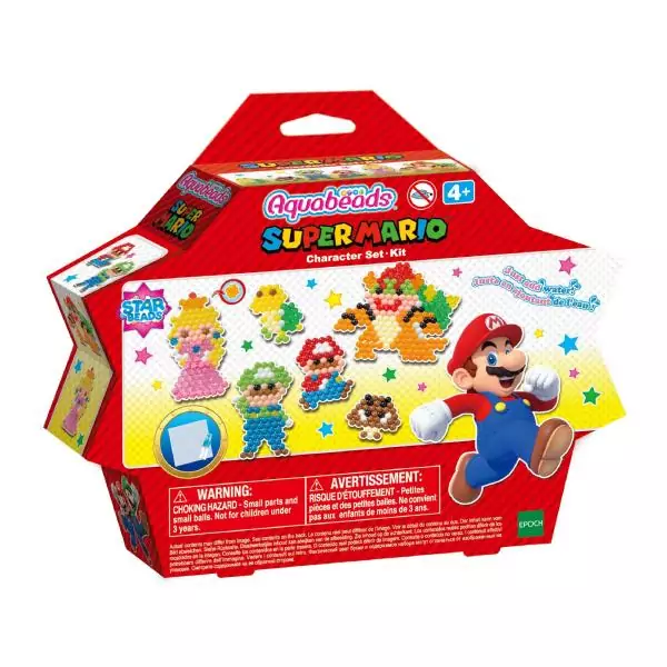 Le kit Super Mario - AQUABEADS - Perles qui collent avec de l'eau