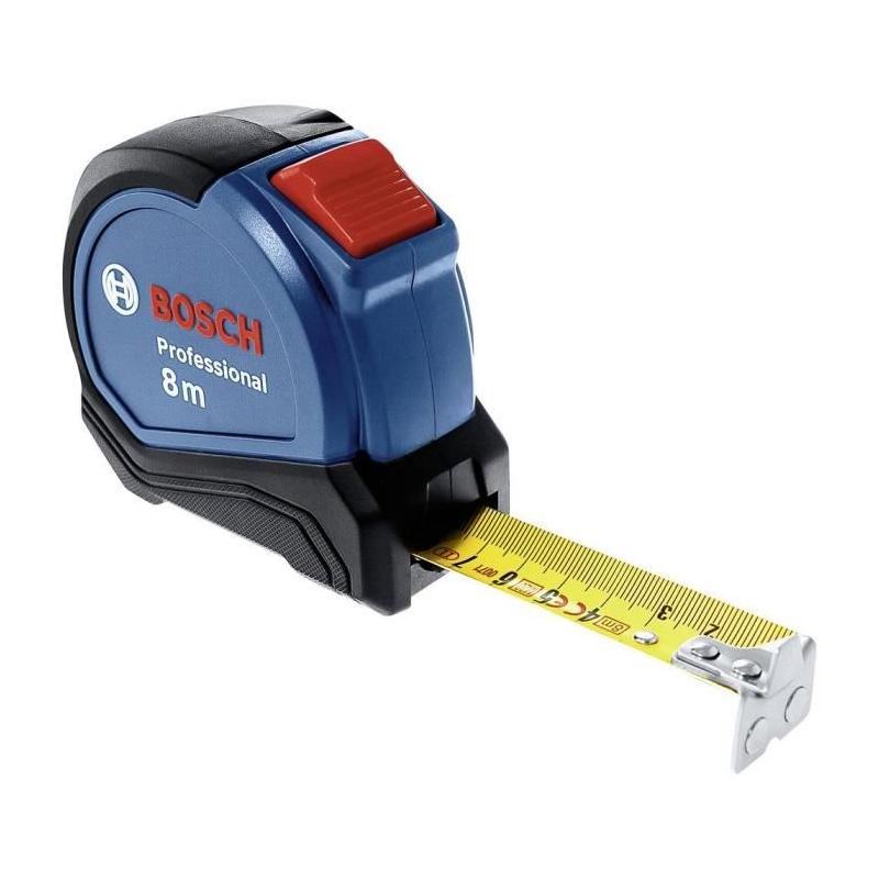 Ruban de mesure Bosch Professional 8m - Compact et précis