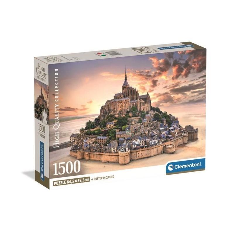 Puzzle 1500 pièces compact - Le Mont Saint-Michel