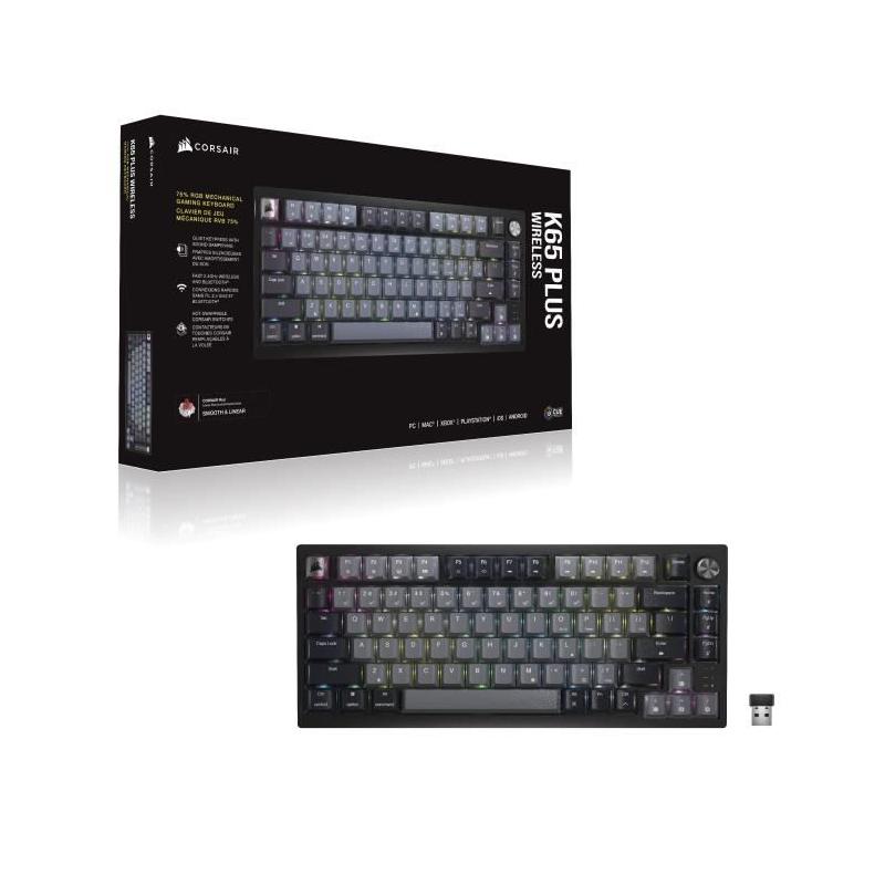 Clavier Gaming CORSAIR Nom : K65 Plus - Compact et Performant