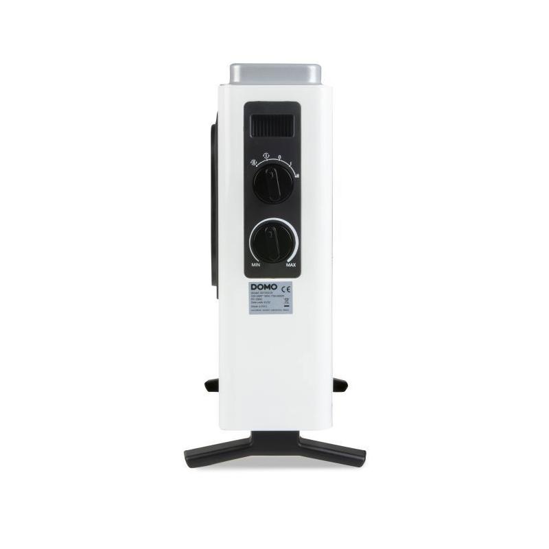 Chauffage Convecteur DOMO + Radiateur Mobile 2000W Blanc