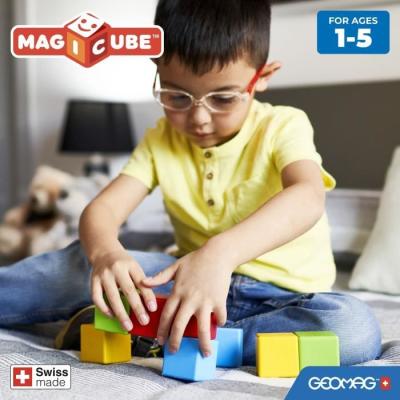 Jeu de construction magnétique recyclé - GEOMAG Magicube - 8 pièces
