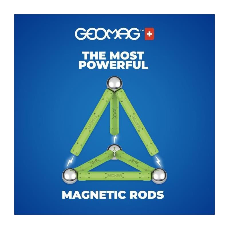 Jeu de construction magnétique GEOMAG Classic Recycled 25 pièces