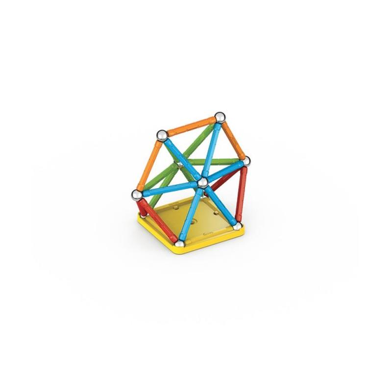Assemble et crée avec Geomag Super Color Recycled 42 pièces!