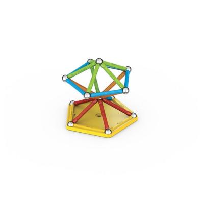 Assemble et crée avec Geomag Super Color Recycled 42 pièces!