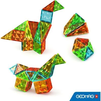 Tuiles magnétiques GEOMAG Tiles Gems 4102 - Formes géométriques cristallines