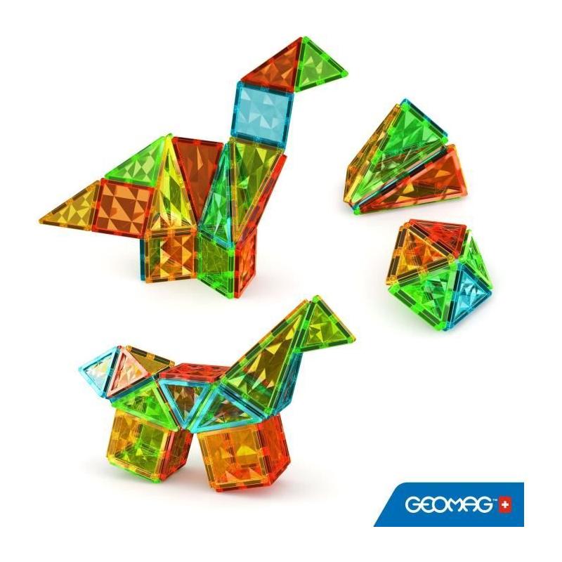 Tuiles magnétiques GEOMAG Tiles Gems 4102 - Formes géométriques cristallines