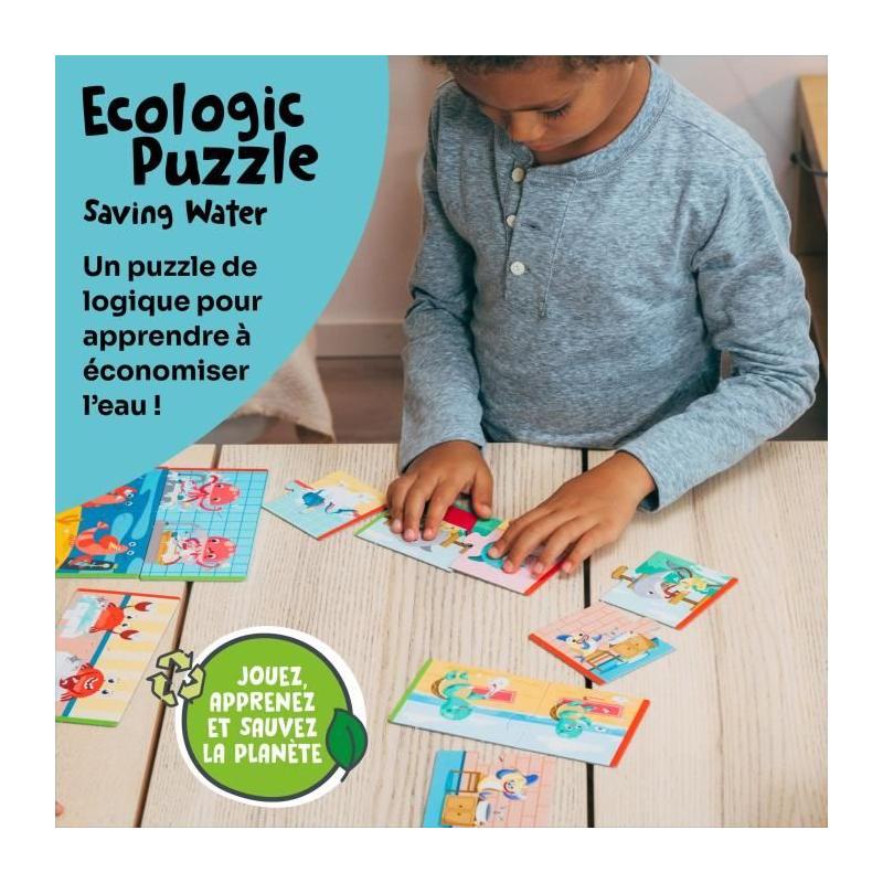 Jeux éducatifs GEOMAG Ecologic Puzzle Saving Water - Mini-puzzles éducatifs - Préservation de l'eau