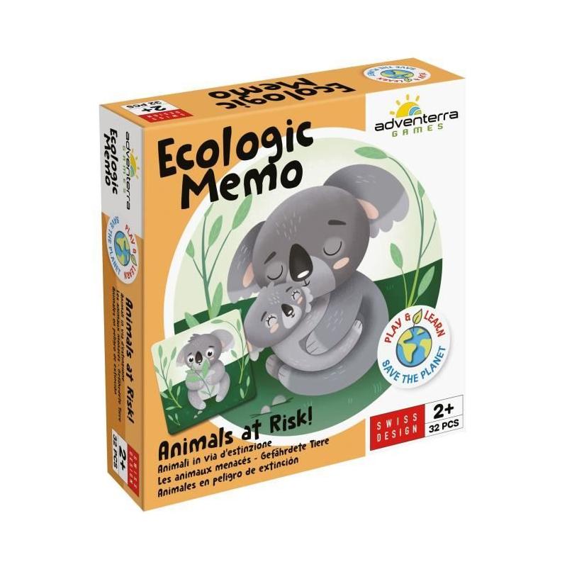 Jeux éducatifs - GEOMAG - Ecologic Memo Animaux en voie de disparition