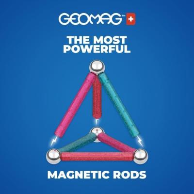 Coffret de construction GEOMAG Glitter Panels - 35 pièces