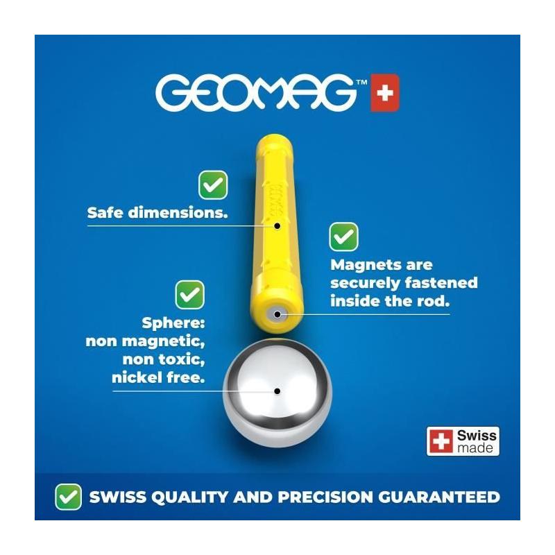 Coffret de construction GEOMAG Glitter Panels - 35 pièces
