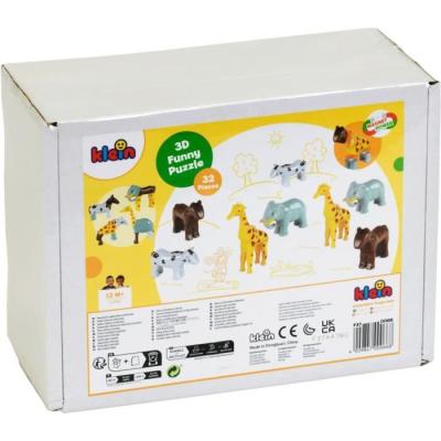 Puzzle magnétique Animaux KLEIN - 32 pièces - Dès 12 mois