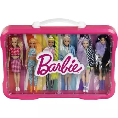 Mallette vitrine Barbie KLEIN - Parfaite pour ranger 6 poupées!