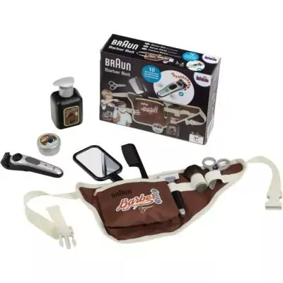 Ceinture de barbier KLEIN 5838 avec tondeuse électronique et accessoires