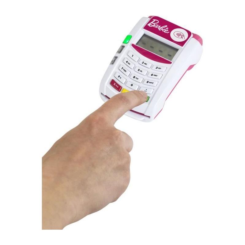 Terminal de paiement électronique Barbie - KLEIN - 7335 - Idéal pour les petits commerçants