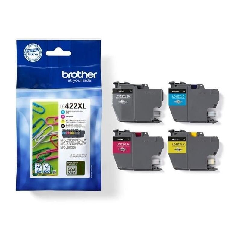 Cartouches LC422XLVAL Brother - Pour Business Smart MFC-J5340DW