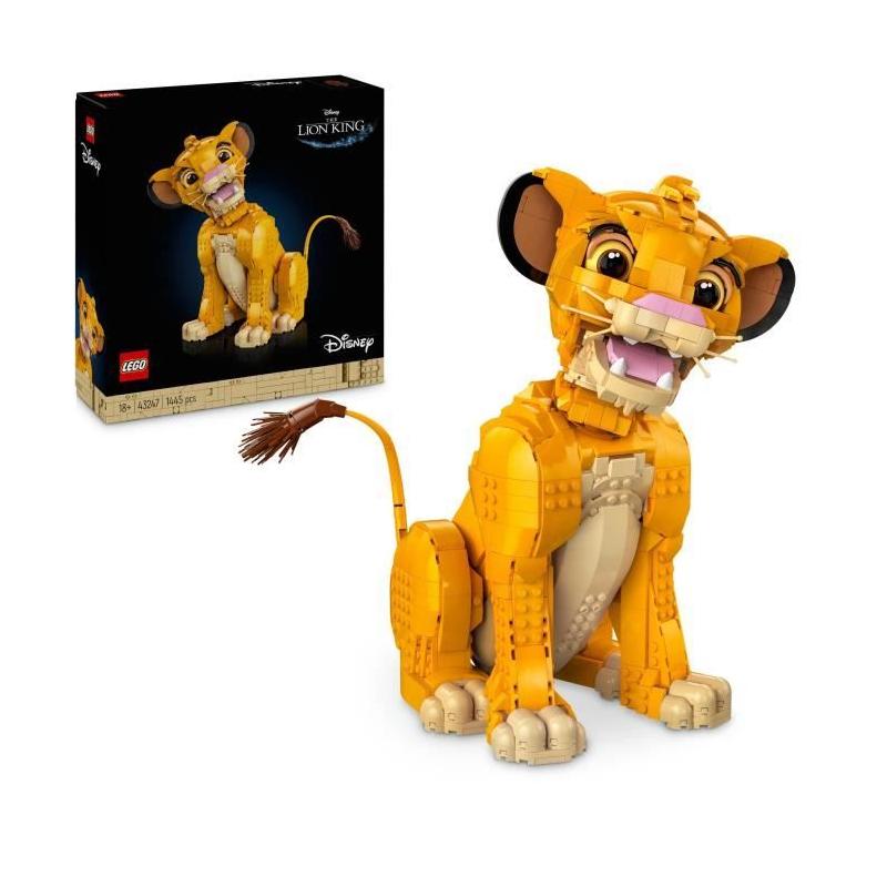 Figurine collector Simba, le jeune Roi lion LEGO Disney Classic