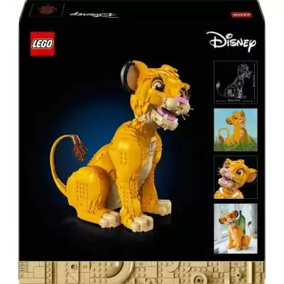 Figurine collector Simba, le jeune Roi lion LEGO Disney Classic