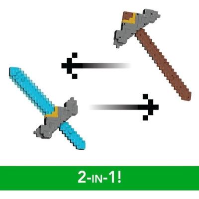 Épée et Pioche 2 en 1 Minecraft: Le Film - Accessoire JFR72 Mattel
