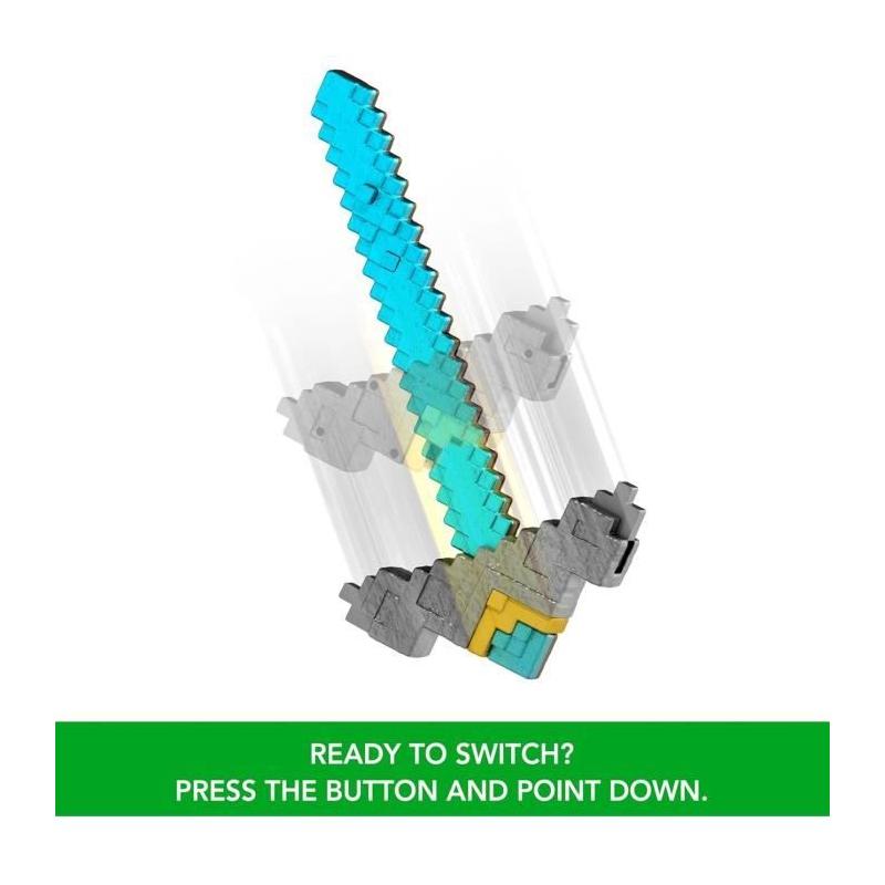 Épée et Pioche 2 en 1 Minecraft: Le Film - Accessoire JFR72 Mattel