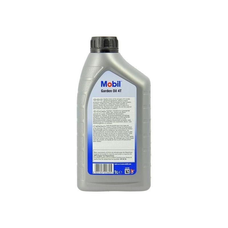 Bidon huile de moteur MOBIL M-GARDEN 4T SAE30 1L - 4 saisons