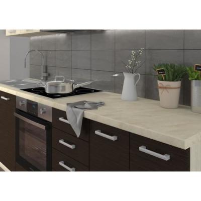 Plan de travail stratifié beige mat - L 240 cm - Ep 28 mm