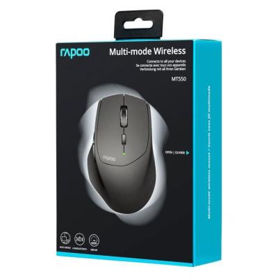 Souris sans fil Rapoo MT550 Noir - Compacte et performante