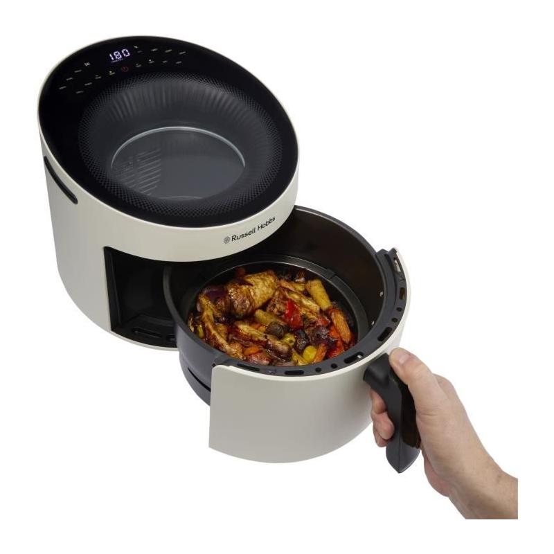 Friteuse sans huile RUSSELL HOBBS SatisFry Air Panoramic 27420-56 Cream - 5L - 10 programmes - 1500W
