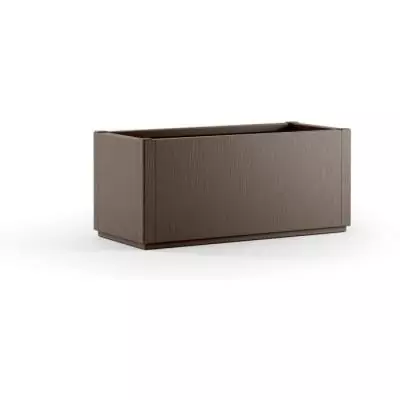 Bac à fleur Ethica rectangulaire 80cm taupe: style et qualité