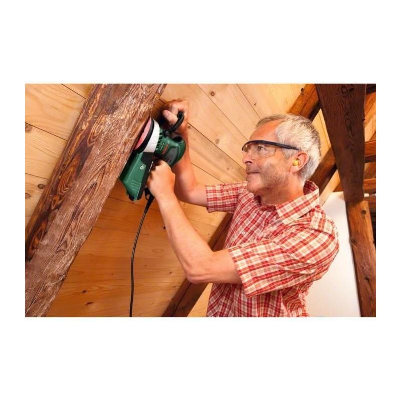 Ponceuse Excentrique Bosch PEX 400 AE (350W) avec Coffret de Rangement