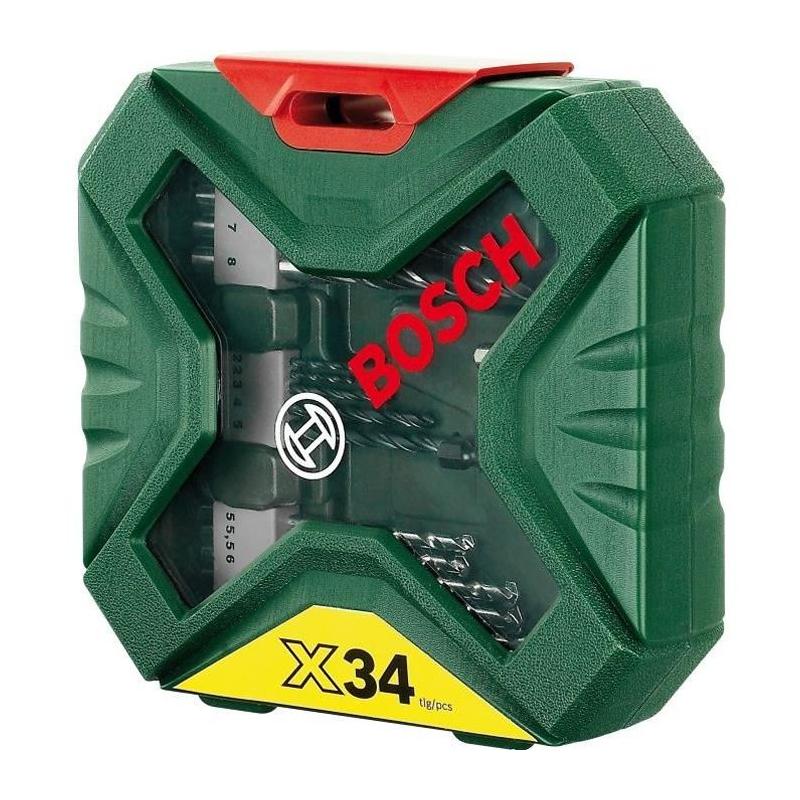 Set mixte perçage - vissage Bosch 34 pièces - X-Line Classic