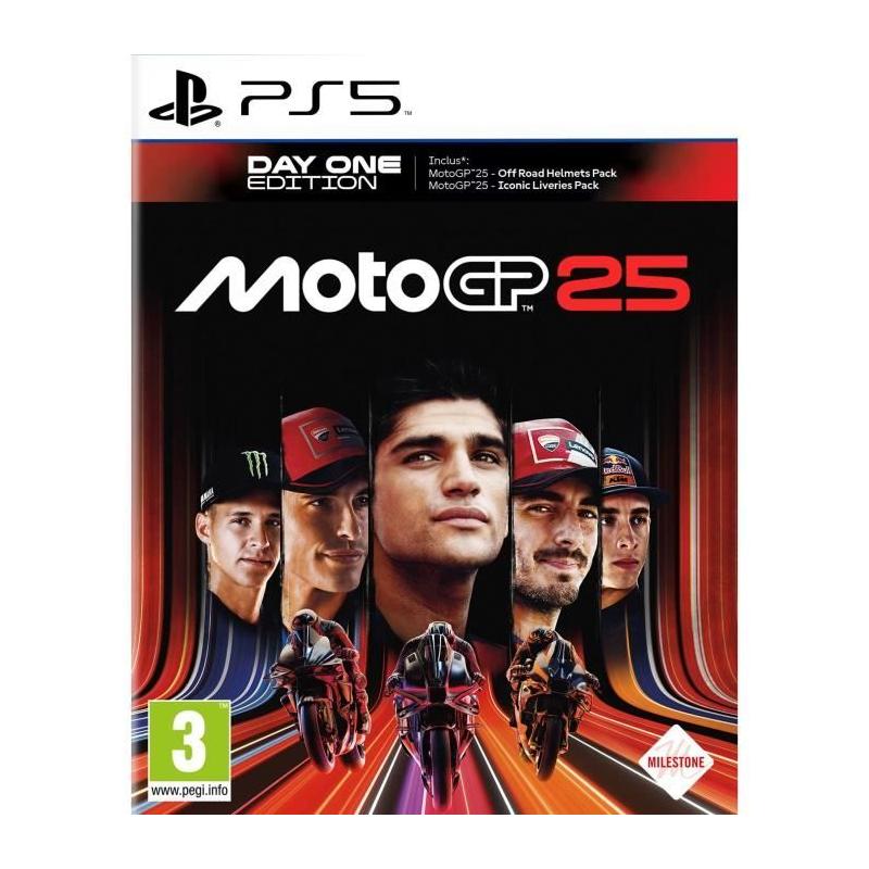 Découvrez MotoGP25 sur PS5 - Dimensions compactes