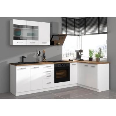 ATLAS Meuble hotte blanc pour cuisine - L60 x P31 x H72 cm
