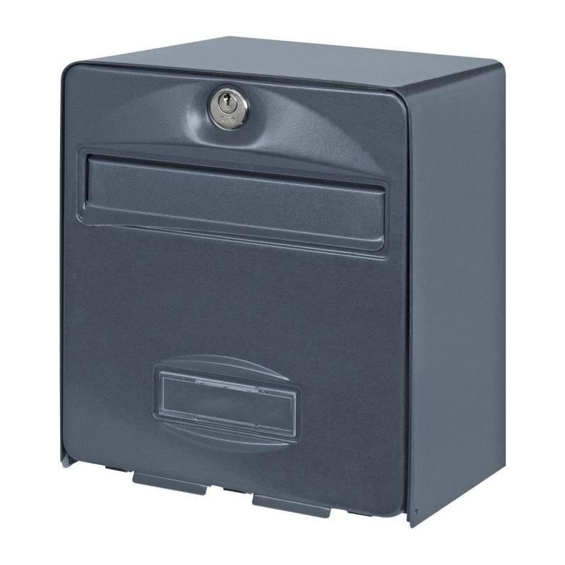 Boîte aux lettres BURG WACHTER BALTHAZAR MINI - Anthracite - Ouverture totale
