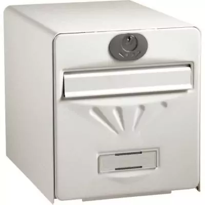 Boîte aux lettres Balnéaire en acier galvanisé - 2 portes - Blanc