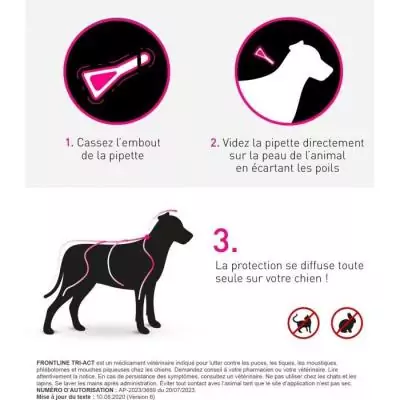 Traitement antiparasitaire complet pour chiens de 20 à 40 kg Traitement antiparasitaire complet pour chiens de 20 à 40 kg