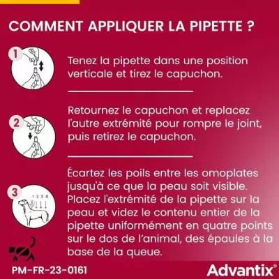 Advantix Chien Grande Race 25-40kg: Solution Antiparasitaire