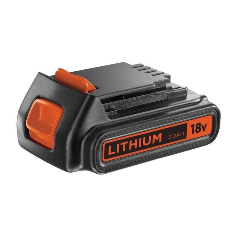 Batterie Lithium 18V BLACK+DECKER 2,0 Ah - Performances exceptionnelles