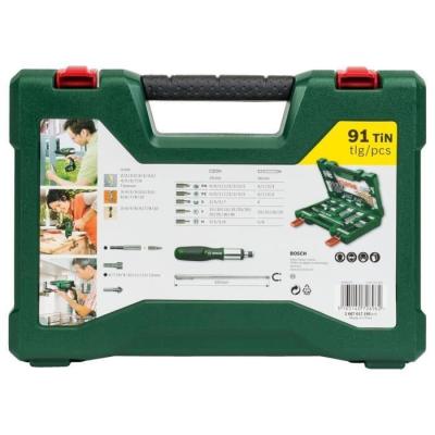 Coffret d'accessoires perçage et vissage V-Line (91 pcs) - BOSCH