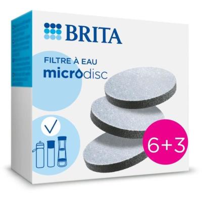 Pack de 6+3 filtres à eau BRITA MicroDisc - Économisez sur la pureté!