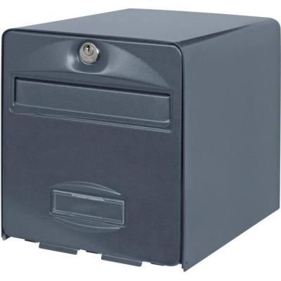 Boîte aux lettres BALTHAZAR 2 Portes - Sur pied - Anthracite - Acier galvanisé