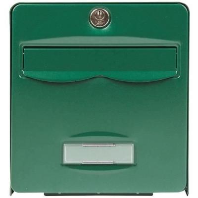 Boîte aux lettres Balthazar en acier galvanisé - 2 portes - Vert