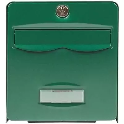 Boîte aux lettres Balthazar en acier galvanisé - 2 portes - Vert