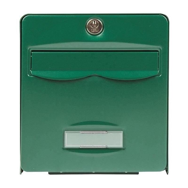 Boîte aux lettres Balthazar en acier galvanisé - 2 portes - Vert