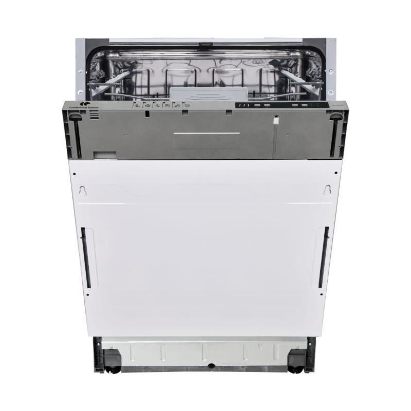 Lave-vaisselle encastrable Continental Edison 12 couverts - Blanc