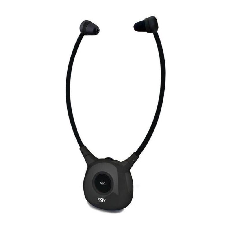 Casques sans fil TV/HIFI CGV DOLFIN ONYX DUO - Léger avec micro intégré