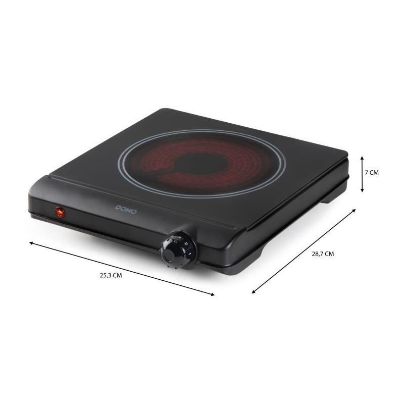 Plaque de cuisson céramique DOMO - Compact et performant - DO30111KP