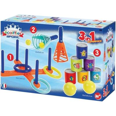 Jeu d'adresse ECOIFFIER - Pack 3 Sports Made in France