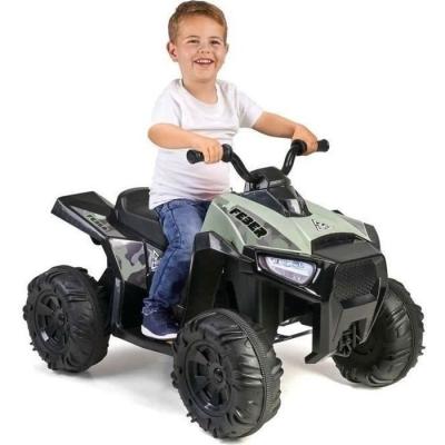 Quad électrique FEBER Boxer 12V Noir 3 ans+ - 30 kg max - Frein automatique