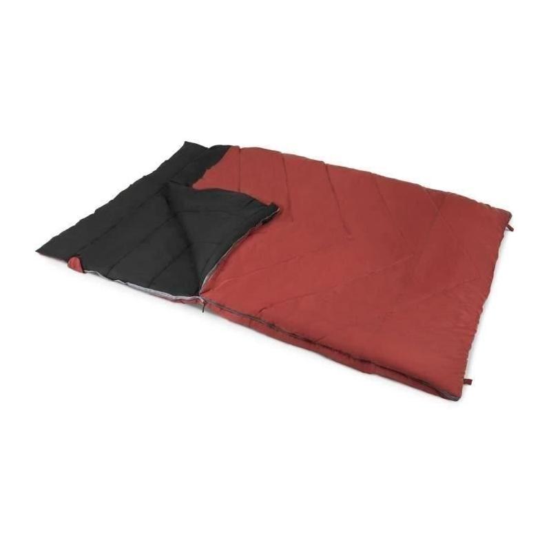 Sac de couchage KAMPA Lucerne 8 - Rouge - 2 pers. - 2,25 m x 1,5 m